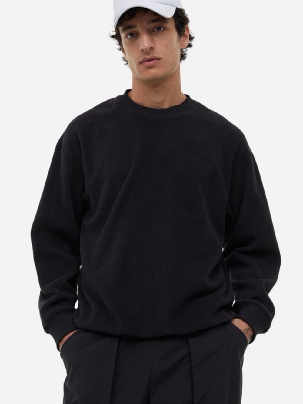 H&M Black Men's Crewneck Sweater